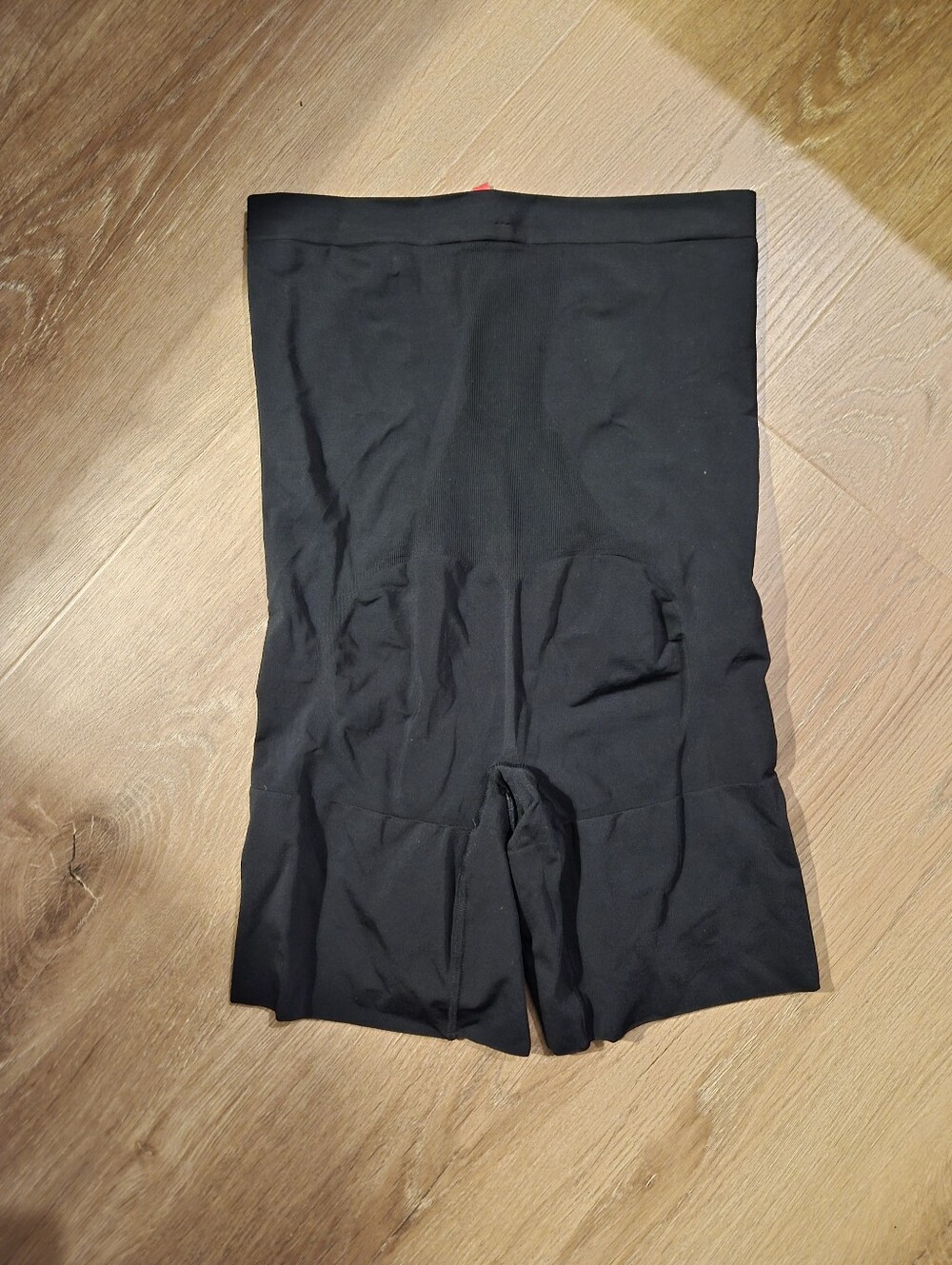 SPANX Black Shaping Shorts with Red Logo Tag Large